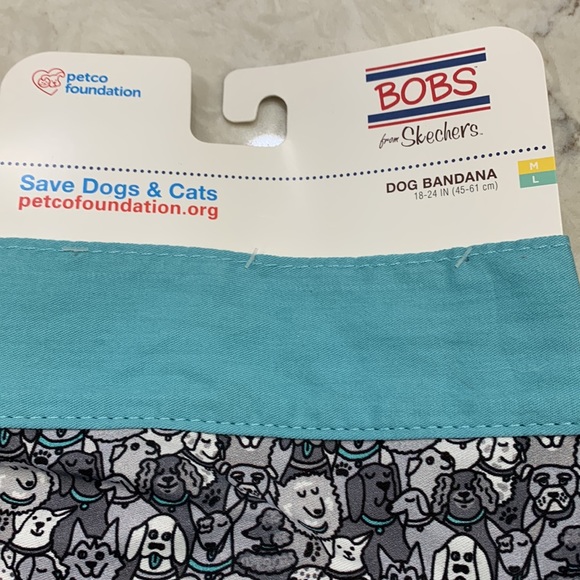 NWT Set Bobs Skechers Woof Party Harness Bandana Collar *BENEFITS ANIMALS* - Picture 6 of 11
